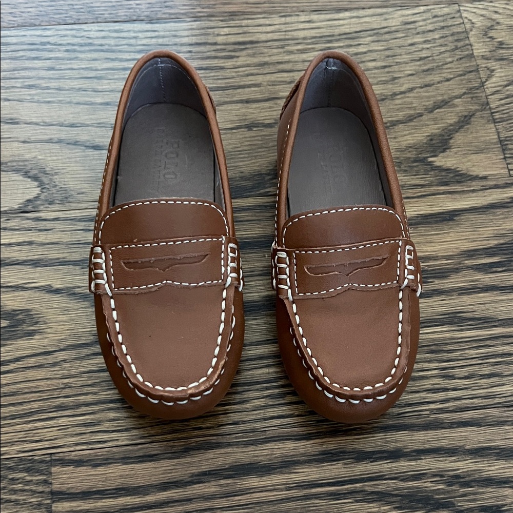 Brown Polo Leather Loafers